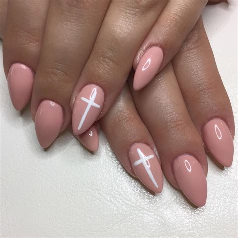 cross nails design